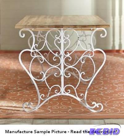 Chelsea Manor Scrolled Table - Rustic eleganc...