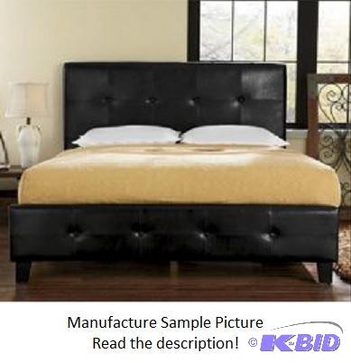 Tufted Platform Bed - King - Tailored eleganc...