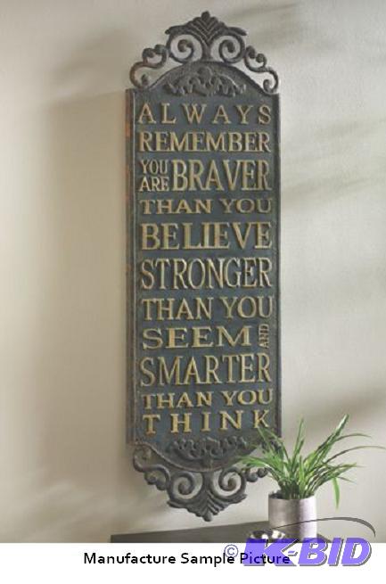 Ornate Quote Plaque - Who says we ever outgro...