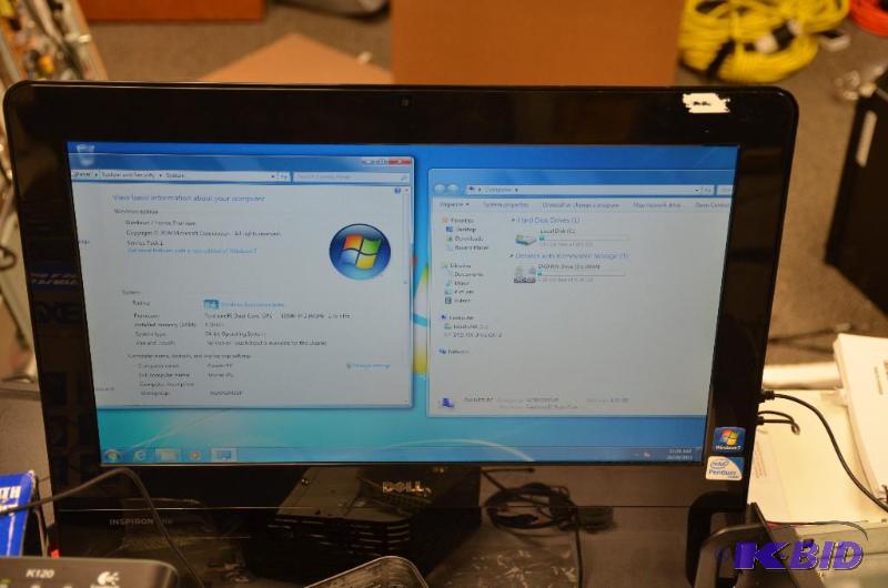 lot 110 image: Dell Inspiron One model W01B all in one compu...