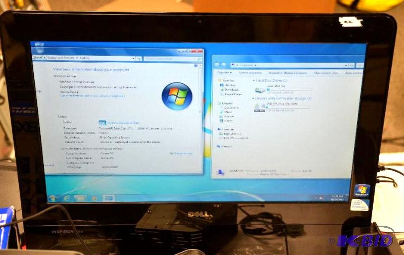 lot 111 image: Dell Inspiron One model W01B all in one compu...