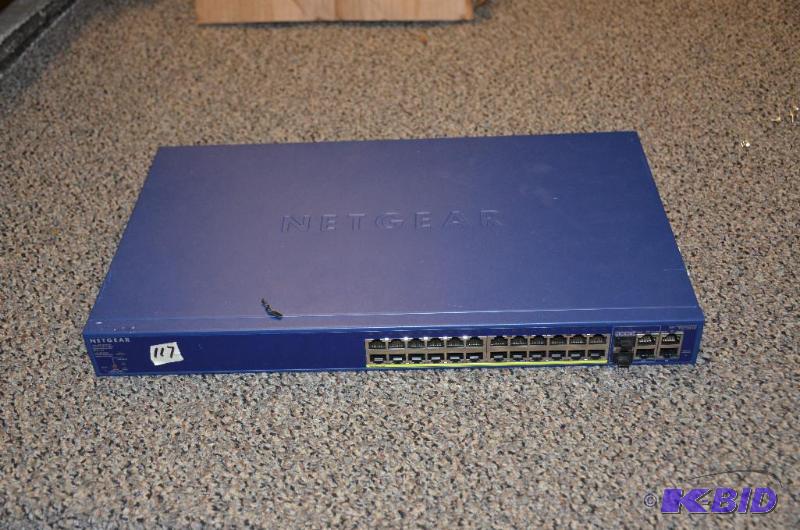 lot 117 image: Netgear FS728TP ProSafe Switches 24 port swit...