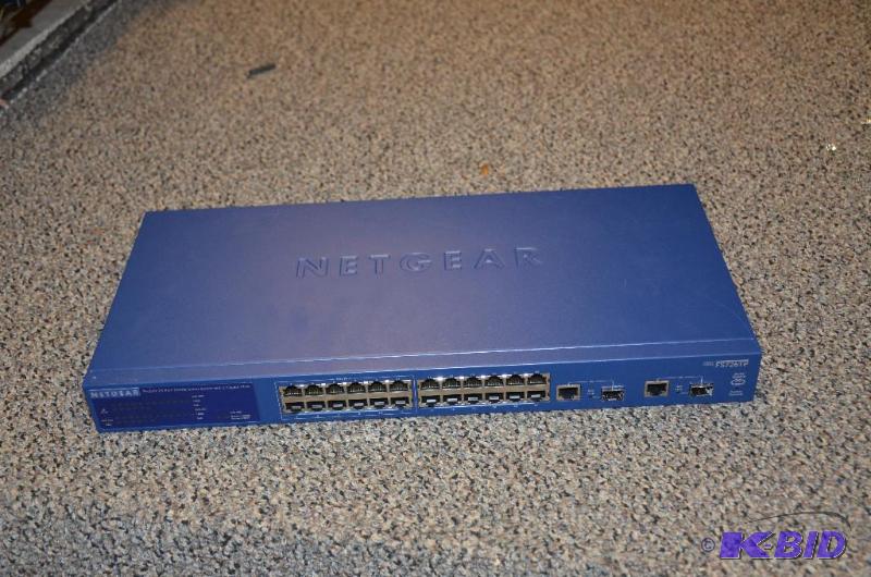 lot 118 image: Netgear FS728TP ProSafe Switches 24 port swit...