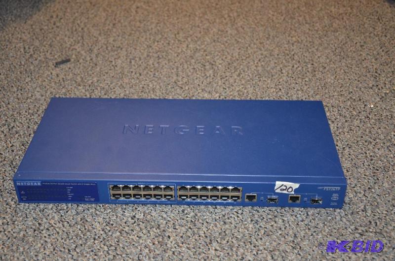 lot 120 image: Netgear FS728TP ProSafe Switches 24 port swit...