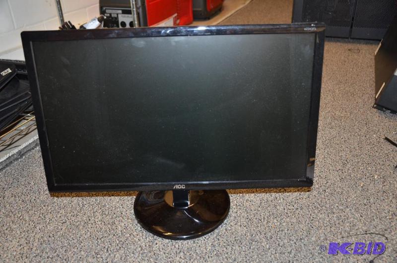 lot 123 image: AOC computer monitor with no power supply, mo...