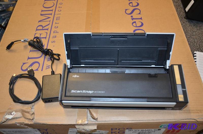 lot 146 image: ScanSnap S1300 mobile document scanner...