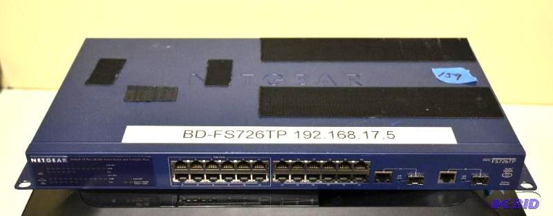 lot 159 image: Netgear FS726TP ProSafe Switches 24 port swit...