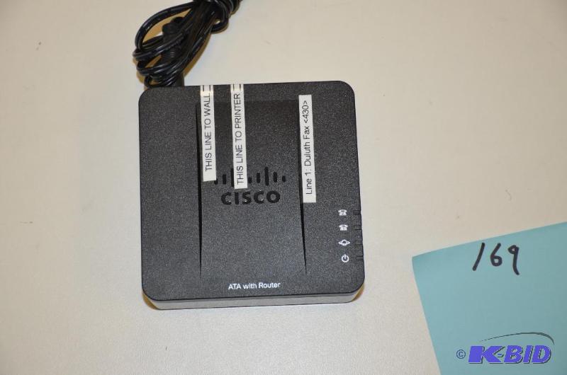 lot 169 image: Cisco ATA with Router...