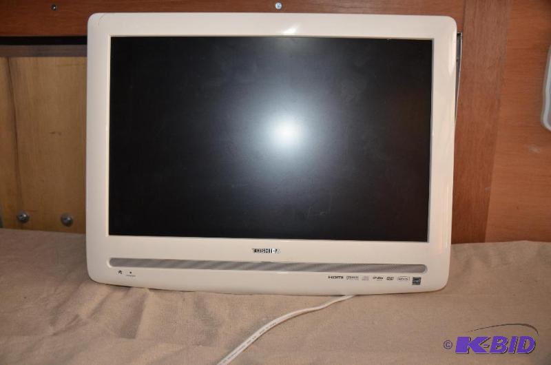 lot 40 image: Toshiba monito lcd tv dvd model 19lv50kw &...