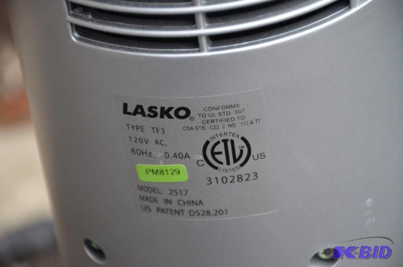 Lasko 2517 Wind Tower Fan with Remote - 40u0026qu... | Whiteford Trailers,  Mindray Ultrasound Machines, Nitrous Oxide Machines, TV/DVD LCD TV's,  Computers, Stereos | K-BID