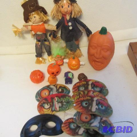 lot 107 image: Halloween Masks, Decorations