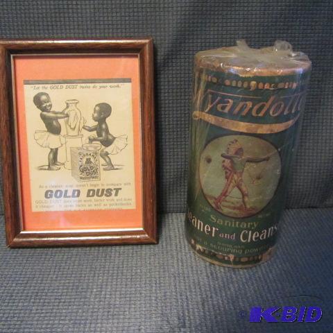 lot 126 image: Gold Dust & Wyandotte Advertising