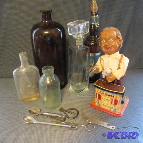 lot 171 image: Vintage Bottles, Corkscrews