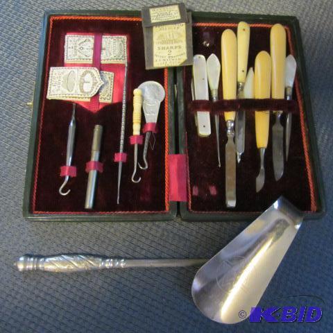 lot 181 image: Manicure & Sewing Kits