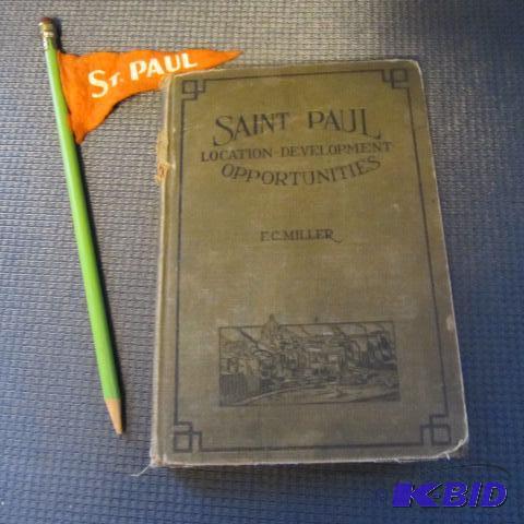 lot 214 image: St. Paul MN 1928 Book