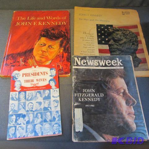 lot 221 image: JFK Book & Magazines