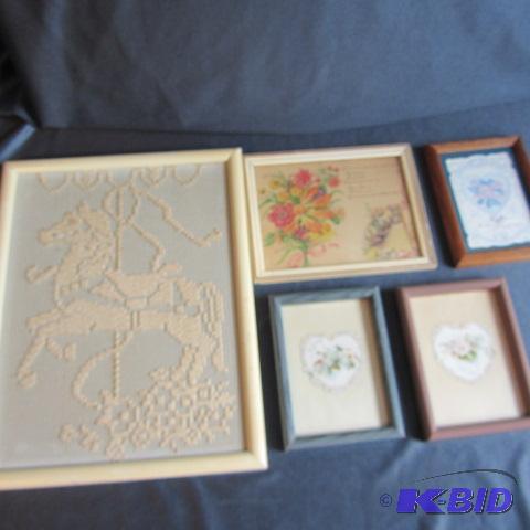 lot 230 image: Framed Quotes & Valentines