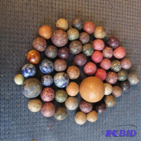 lot 277 image: Clay Marbles