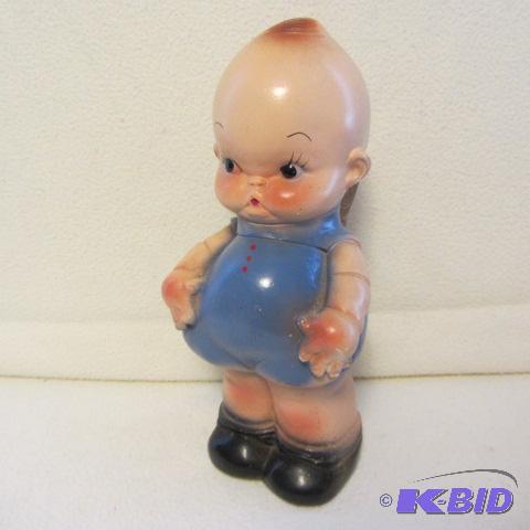 lot 35 image: Vintage Chalk Kewpie Bank