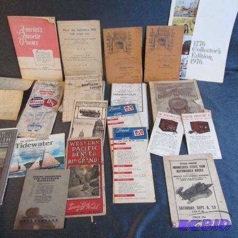 lot 368 image: Early 1900s Ephemera