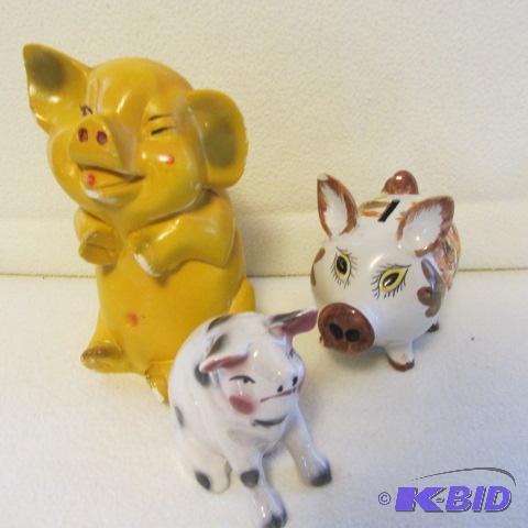 lot 37 image: Piggy Chalk & Ceramic Banks