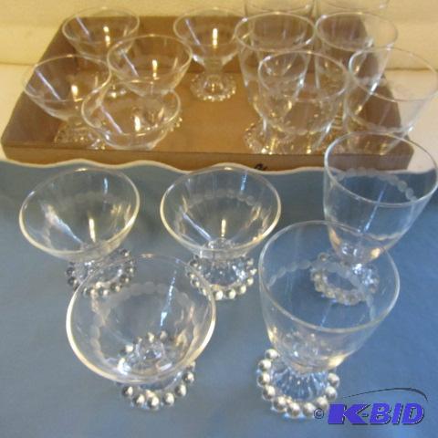 lot 44 image: Sherbets & Parfait Glasses