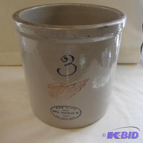 lot 59 image: Red Wing 3 Gallon Crock