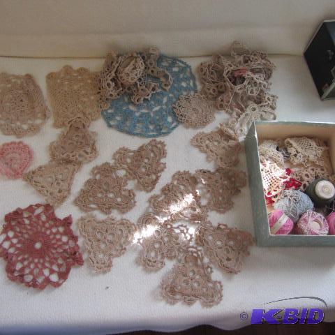 lot 83 image: Fancy Crocheted