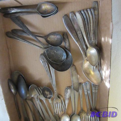 lot 97 image: Flatware, Silver Plate