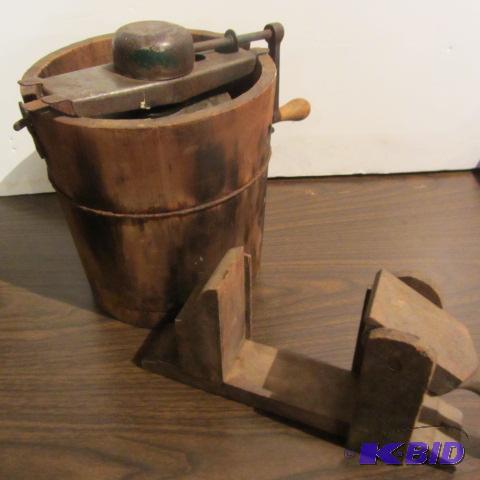 Ice Cream Maker, Wood Tool