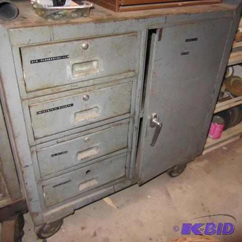 Metal Work Cart