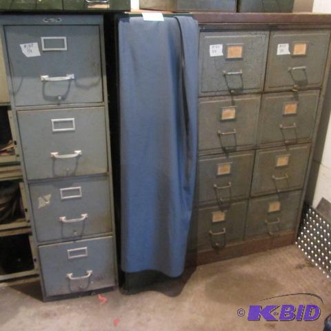 Three File Cabinets