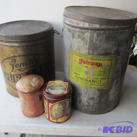 Antique General Store Containers