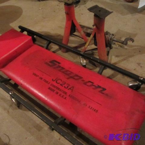 Snap-On Creeper, Jack Stands