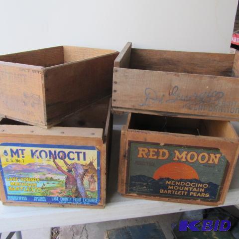 Wooden Fruit Boxes