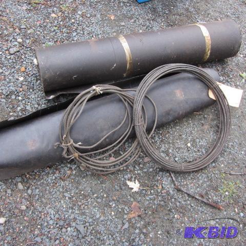 Steel Cable, Tar Paper