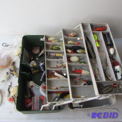 Vintage Lures, Scale, Tackle Box