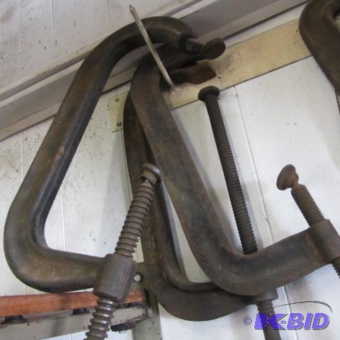 Three C-Clamps