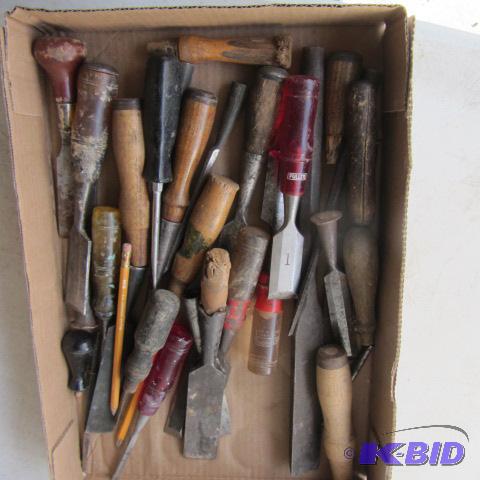 Wood Chisels, Screwdrivers
