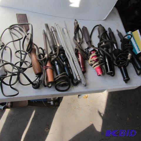 Electric Solder Irons, Lead Bars