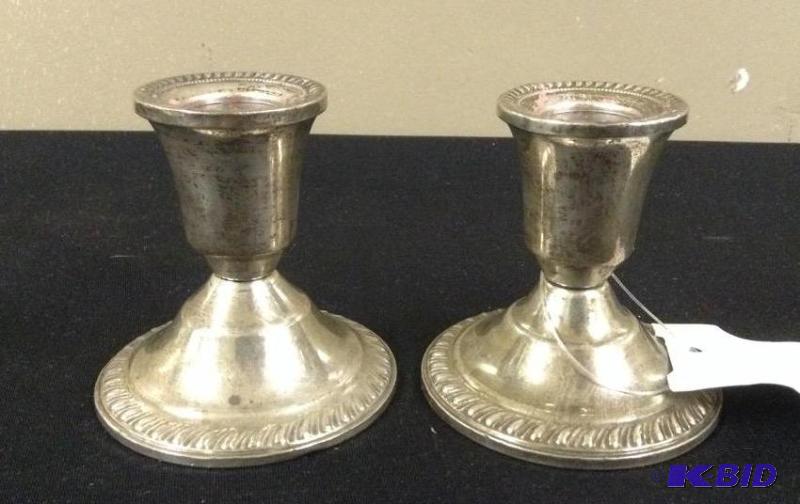 Sterling Taper Candle Stick Holders