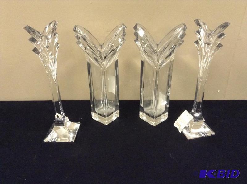 Crystal Vases & Candle Sticks