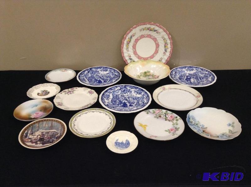 Assortment Vintage Plates