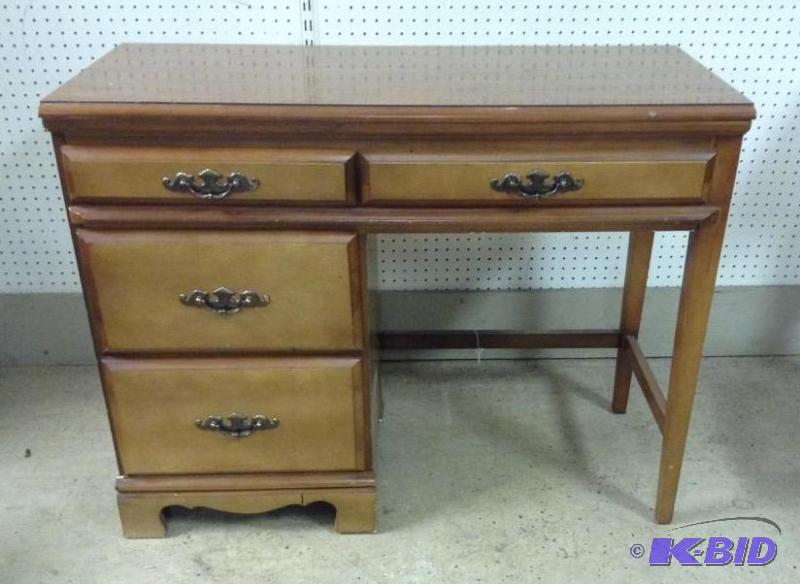 Wooden Four Drawer Desk