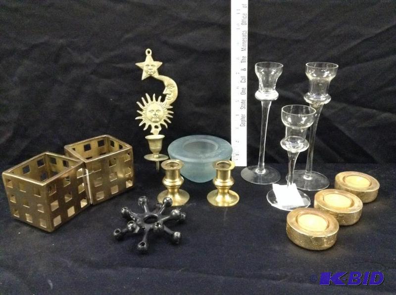 Large Lot Candle Holders