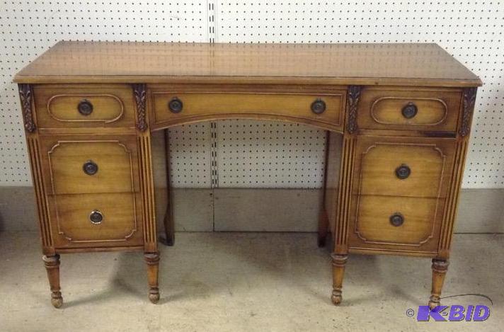 Vintage 7 Drawer Desk