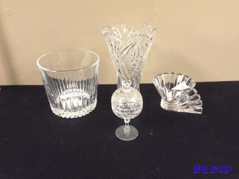 Crystal Vases & Covered Dish - Rosenthal