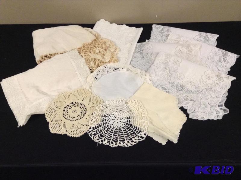 Assortment Lace and Crochet Linens