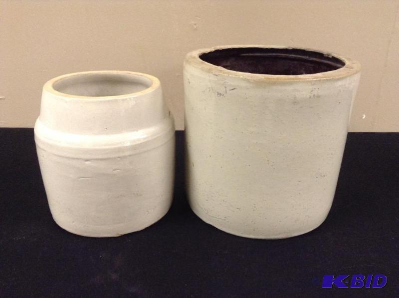 lot 101 image: 2 Pottery Crocks