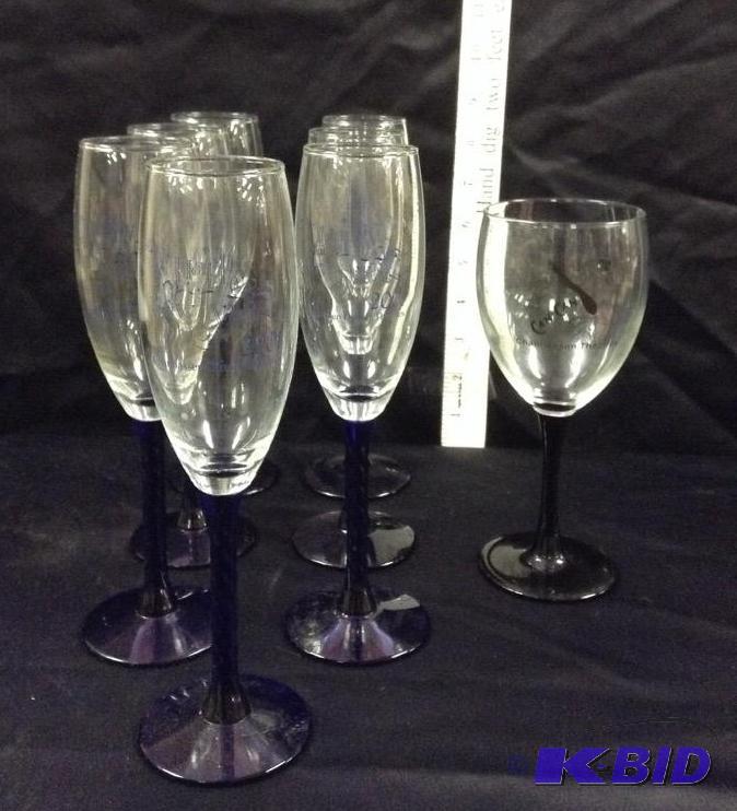 lot 23 image: Chanhassen Dinner Theater Champagne Glasses